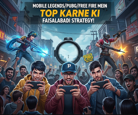 Mobile Legends/PUBG/Free Fire Mein Top Karne Ki Faisalabadi Strategy!